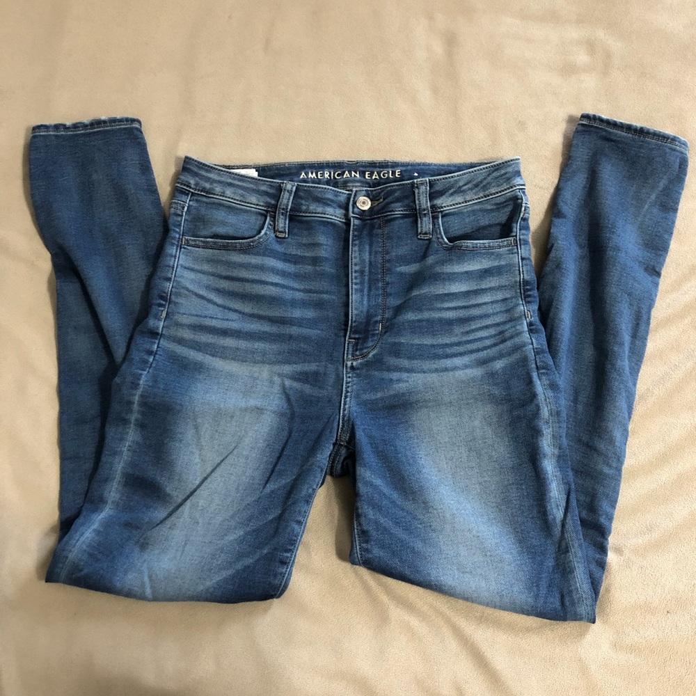 american eagle blue jeans